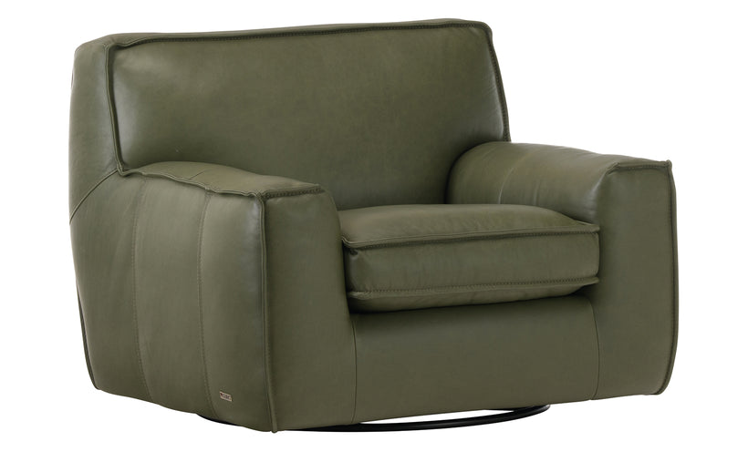Gustavo Leather Swivel Chair